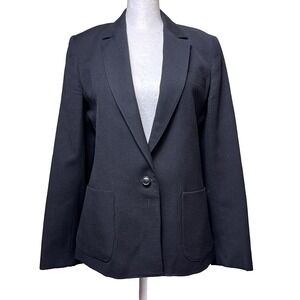 Vintage Daniel For Spellbound 100% Wool Black Blazer Single Button Jacket Sz 10